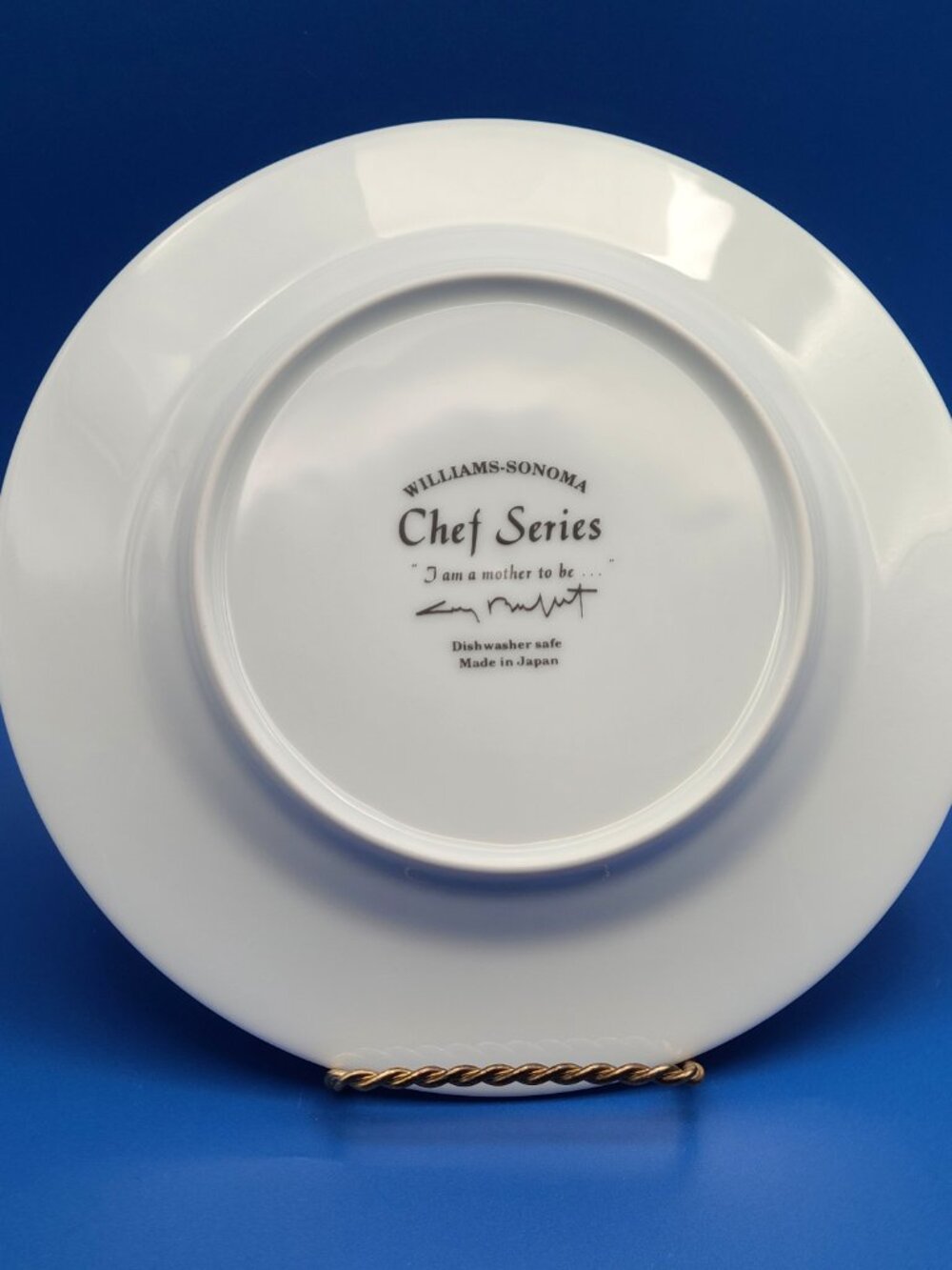 6 Williams Sonoma Guy Buffet Vintage Chef Series Dessert Salad Plates - Picture 3 of 14